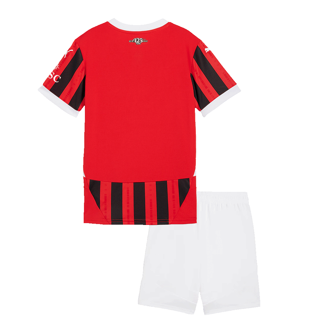 Kids AC Milan Home Jersey Kit 2024-25 Youth Apparels