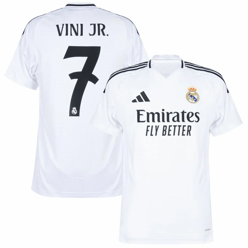 Real Madrid Home Vini Jr. 7 Shirt 2024-2025 Size：S-4XL