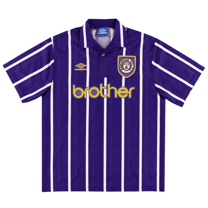 Manchester City 1992/94 Retro Jersey Away