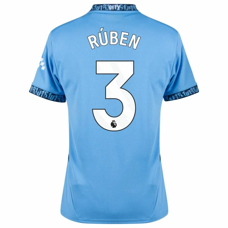Manchester City Home Rúben 3 Shirt 2024-2025 Player version Size：S-XXL