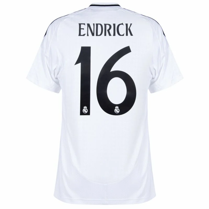 Real Madrid Home Endrick 16 Shirt 2024-2025 Size：S-4XL