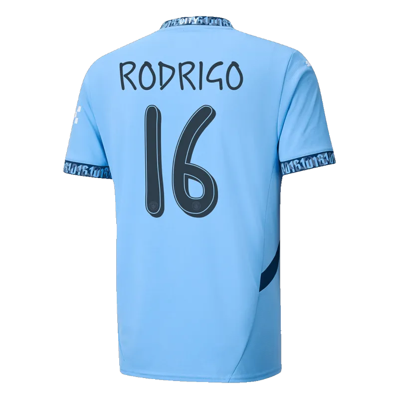 RODRIGO16# Manchester City Home Replica Jersey 2024-25