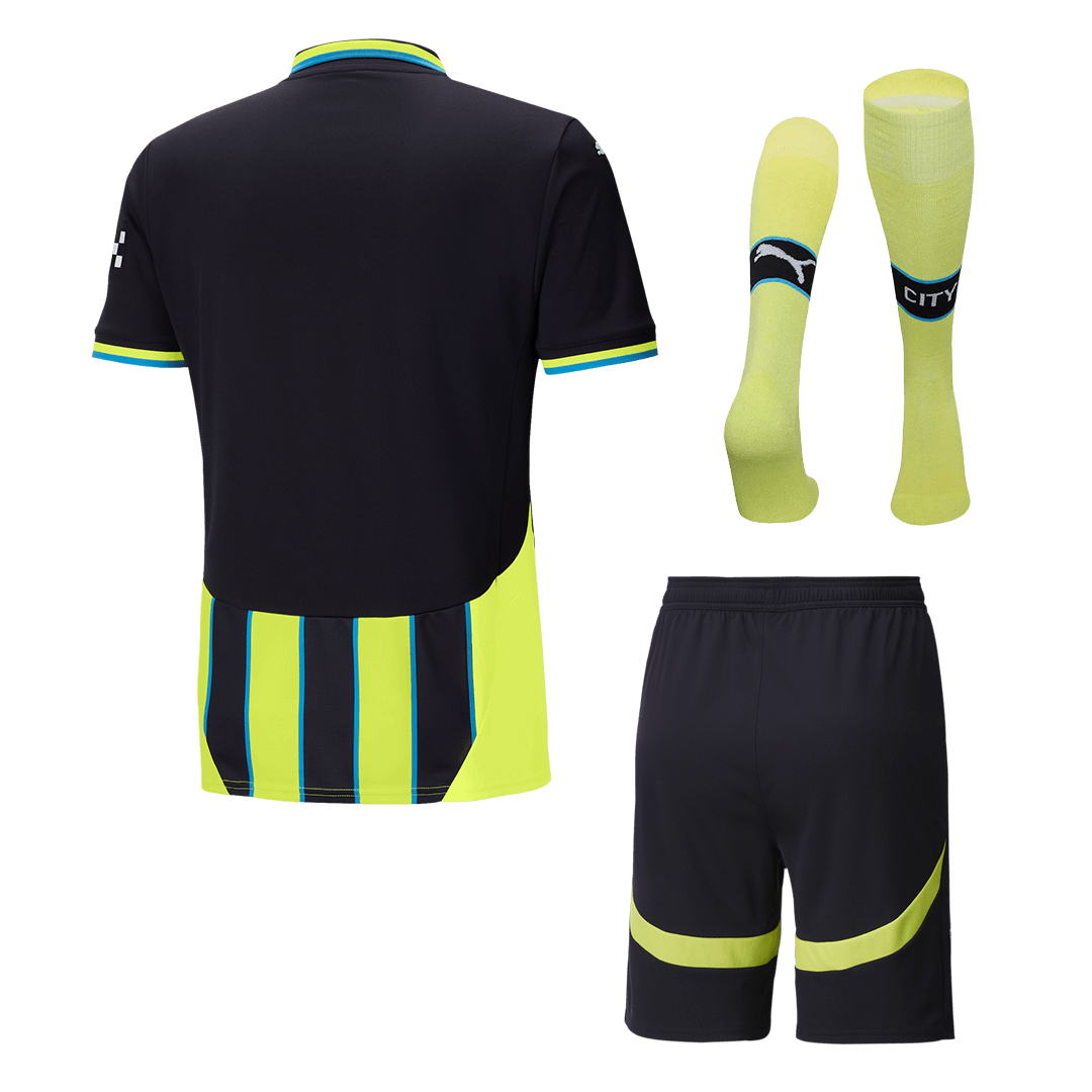Manchester City Away Custom Full Soccer Kit 2024-25