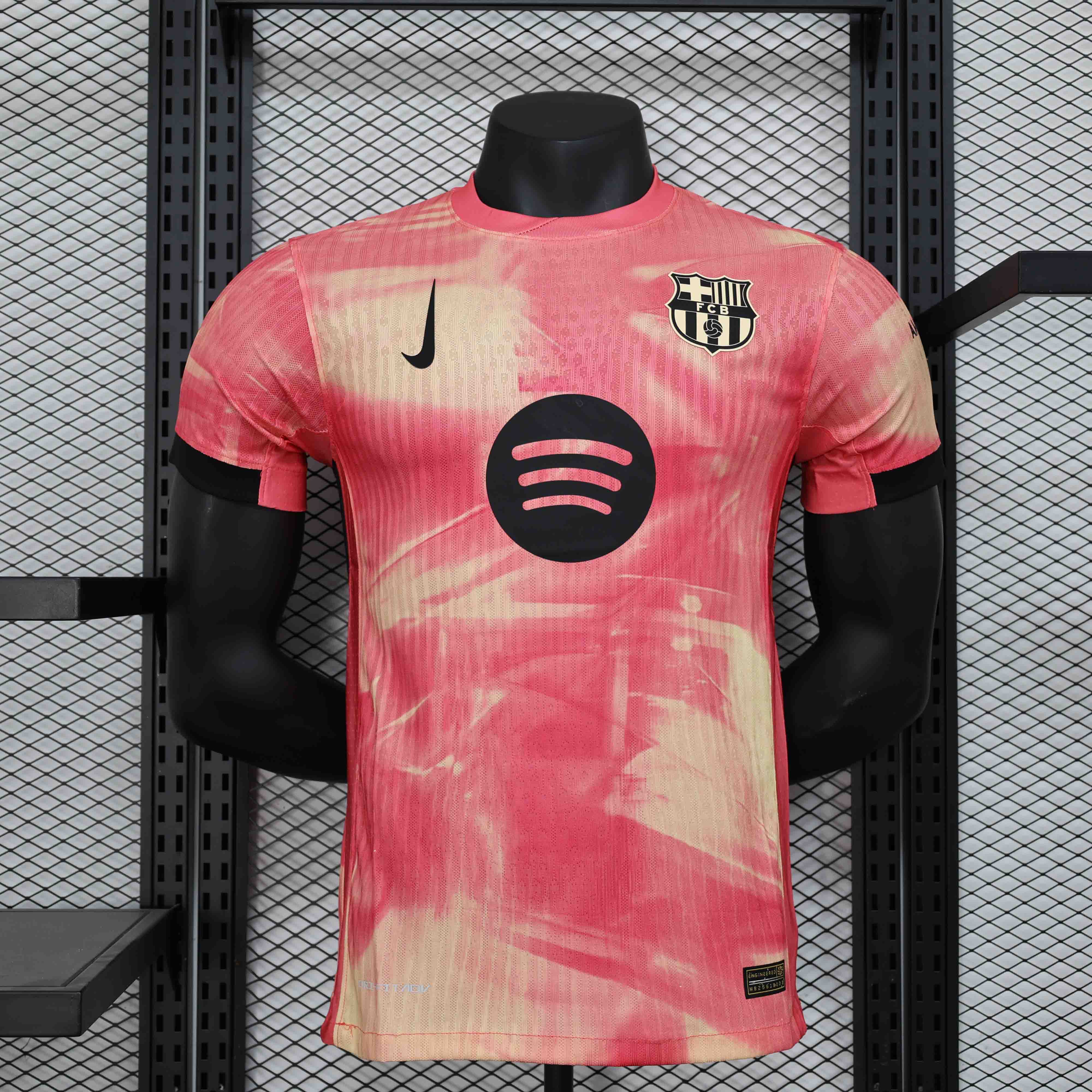 Barcelona 24-25 pink player version third kit concept jersey