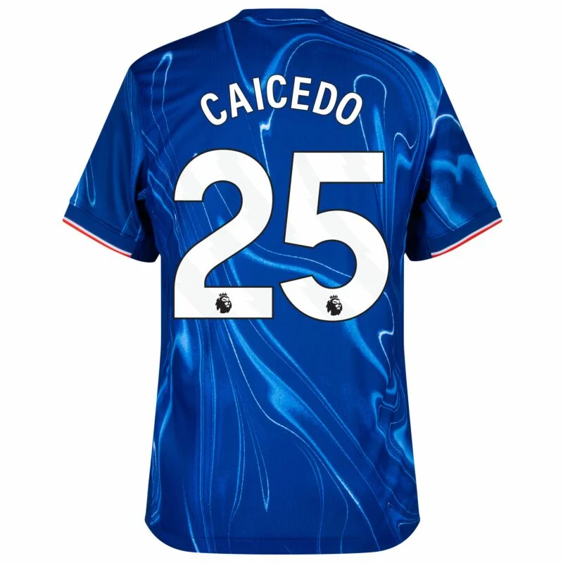 Chelsea Home Caicedo 25 Shirt 2024-2025 Size：S-4XL