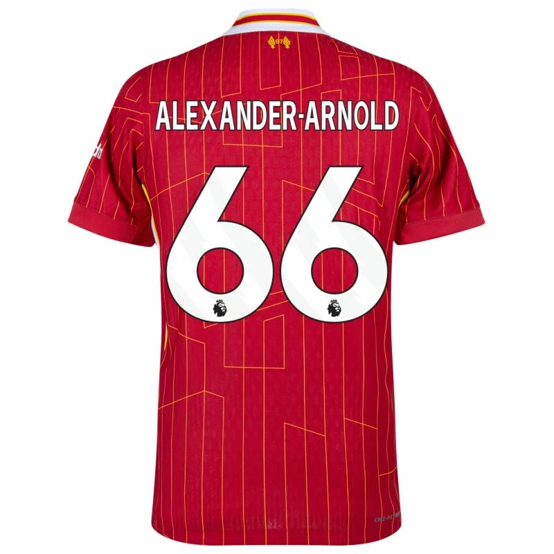 Liverpool  Home Alexander-Arnold 66 Shirt 2024-2025 (Premier League)  Player version  Size：S-2XL