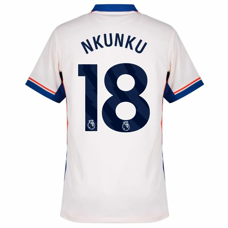 Chelsea Away Nkunku 18 Shirt 2024-2025 Size：S-4XL