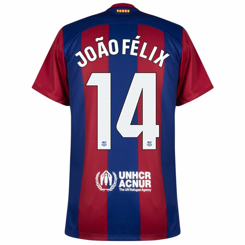 Barcelona Home João Félix 14 Shirt 2023-2024 (La Liga)  Size S-XXL