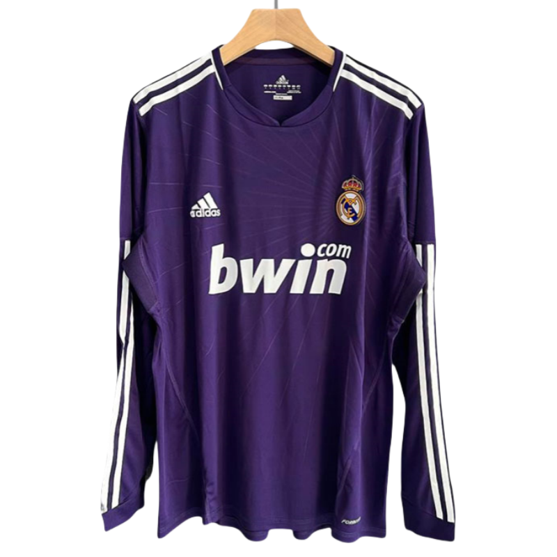 Real Madrid Third Away Retro Jersey Long Sleeve Shirt 10-11