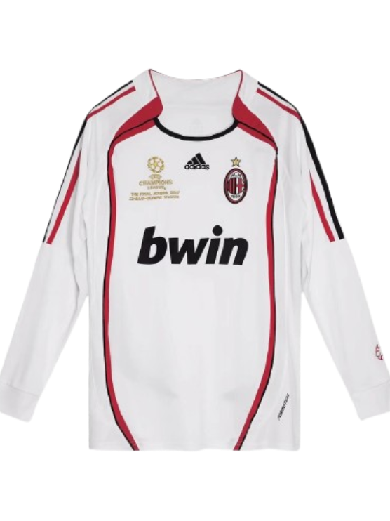 06-07 AC Milan UCL Final Retro Jersey Away Long Sleeve