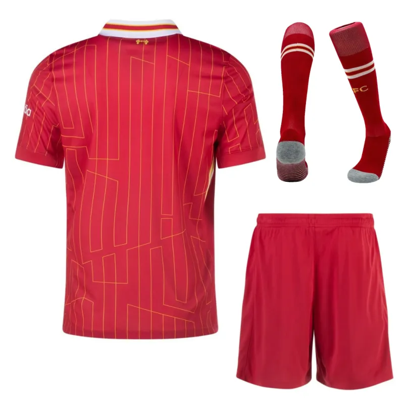 Liverpool 2024/25 Home Full Kit(Jersey+Shorts+Socks)
