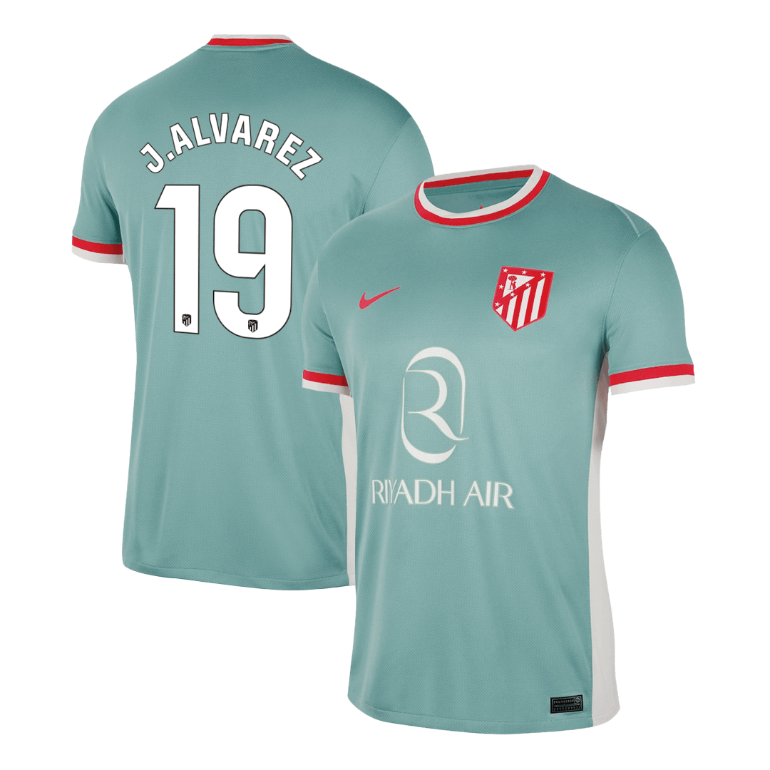 J.ALVAREZ #19 Nike 24-25 Atletico Madrid Away Soccer Jersey Player Edition