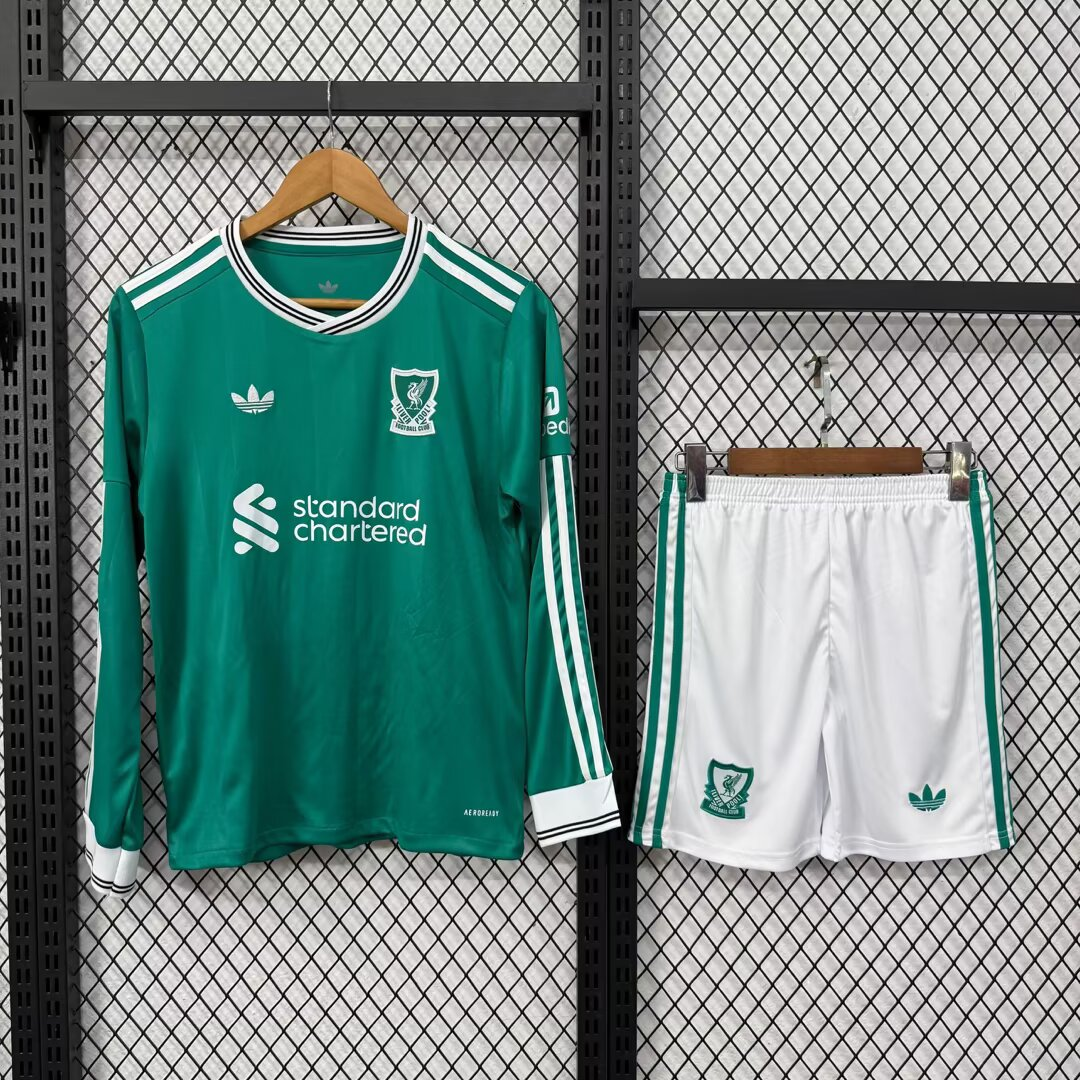 25-26 Kids Liverpool Third Long Sleeve Jersey