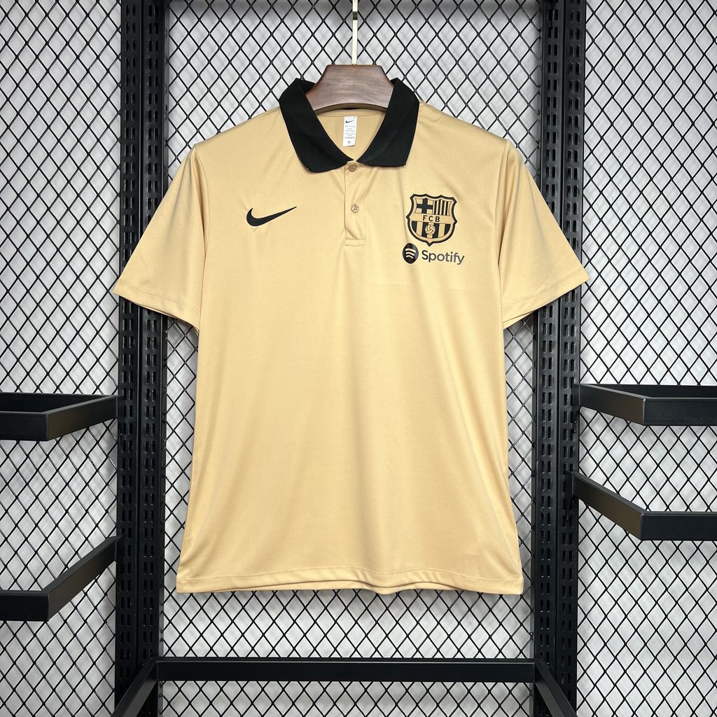 NIKE Men 24-25 Barcelona Khaki POLO Shirt