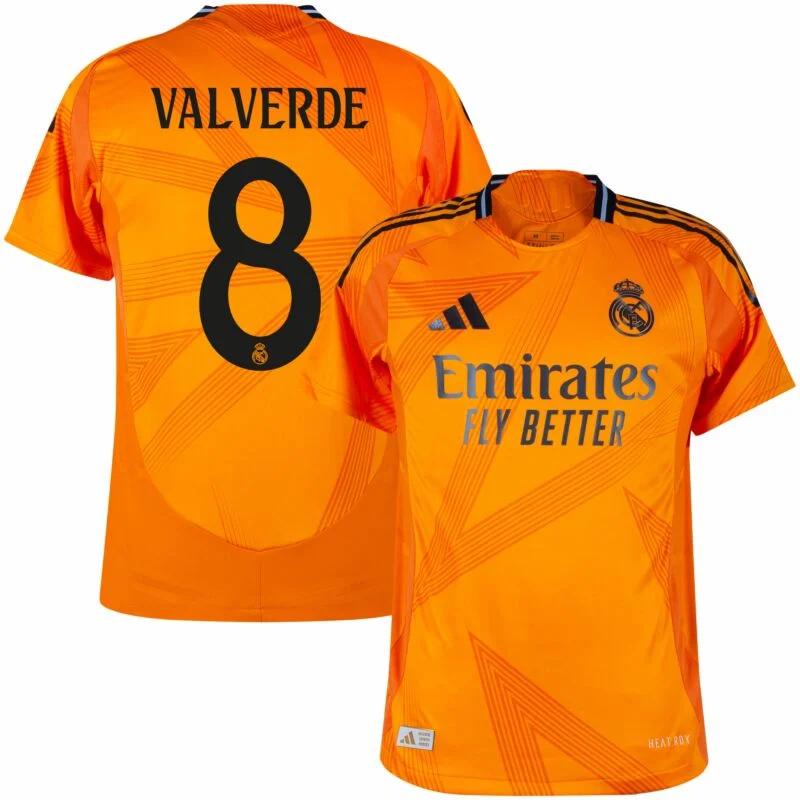 Real Madrid Valverde 8 Away Shirt 2024-2025 Size：S-4XL