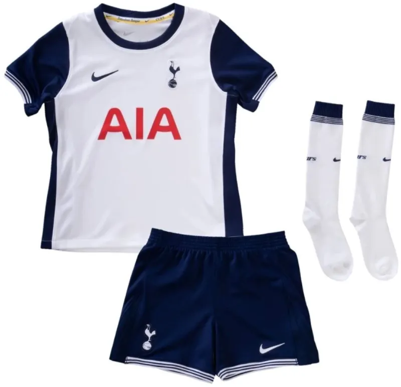 24-25 Tottenham Hotspur Home Kid Kits Youth Apparels Soccer Jersey