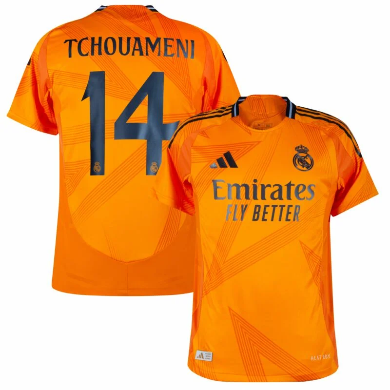 Real Madrid Tchouameni 14 Away Shirt 2024-2025 Size：S-4XL