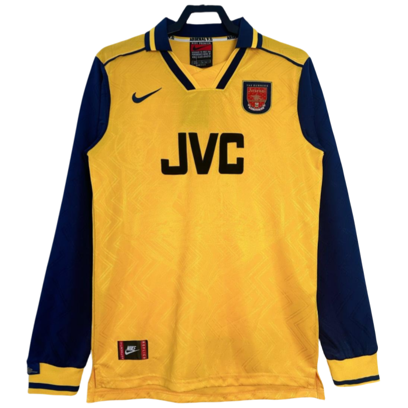 Arsenal Retro Long Sleeve  Away Football Shirt   1996-1997
