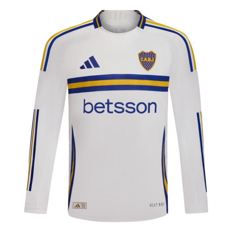 Adidas Boca Juniors Authentic Away Jersey Long Sleeve Futbol Sjirt 24-25