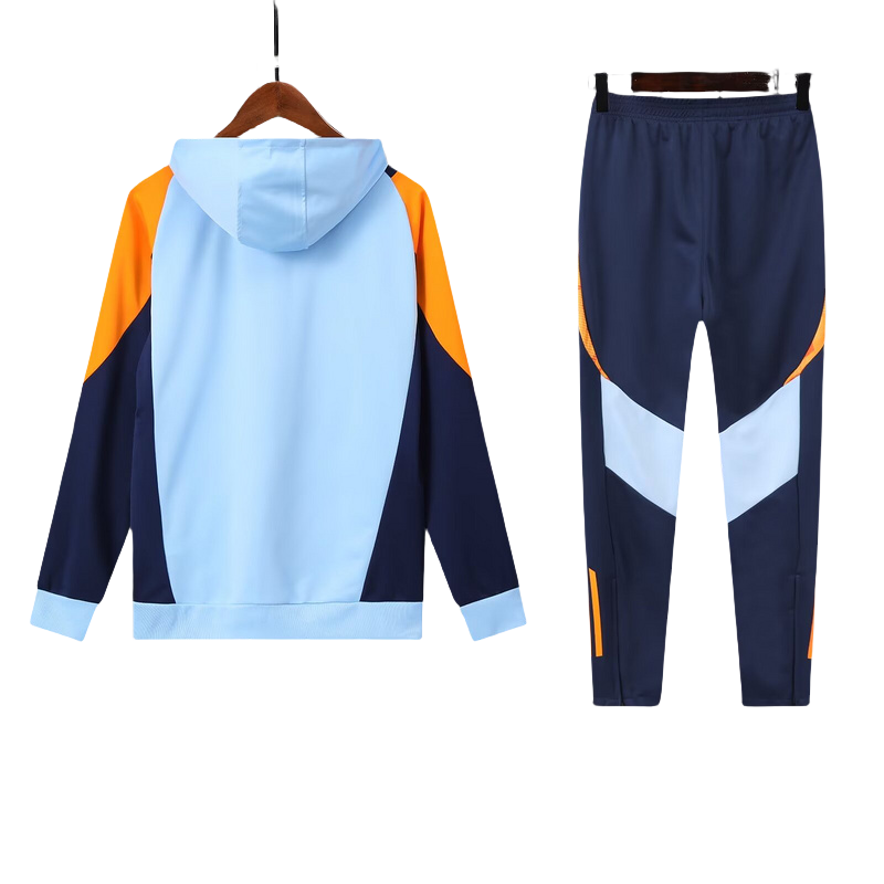 Adidas Real Madrid 2024-25 Hooded Training Tracksuit Kits