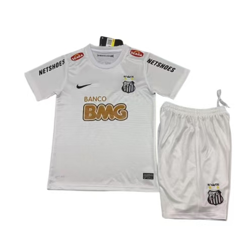 Santos FC Retro Kids Kits Jersey Home 2012-13