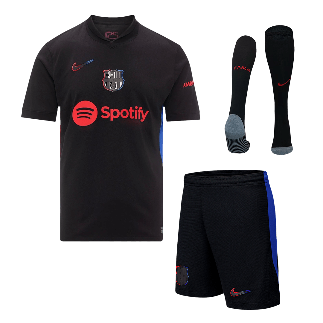 Barcelona Away Custom Full Soccer Kit 2024-25