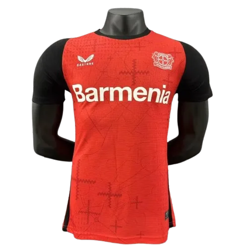 24-25 Bayer 04 Leverkusen Home Soccer Jersey Player Version
