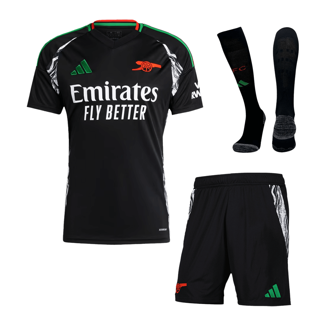 Arsenal Away Custom Full Soccer Kit 2024-25