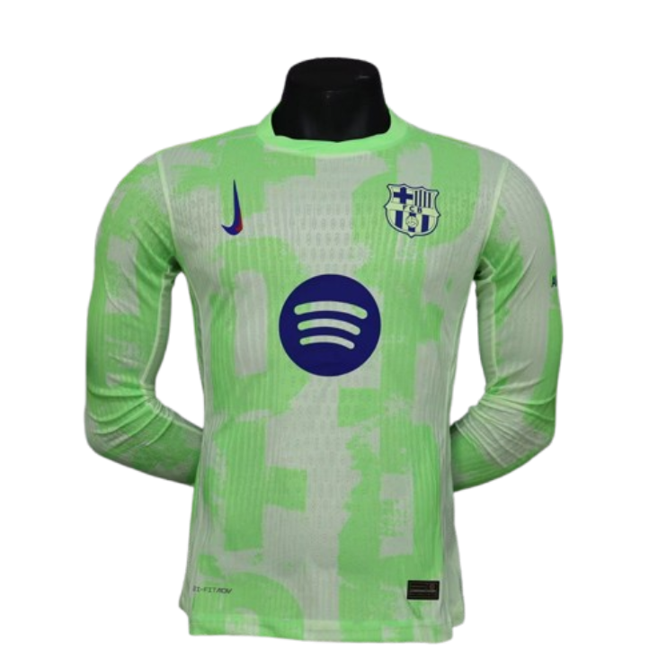 Barcelona 24-25 Third Jersey Without Spofity Text Player Version Long sleeve