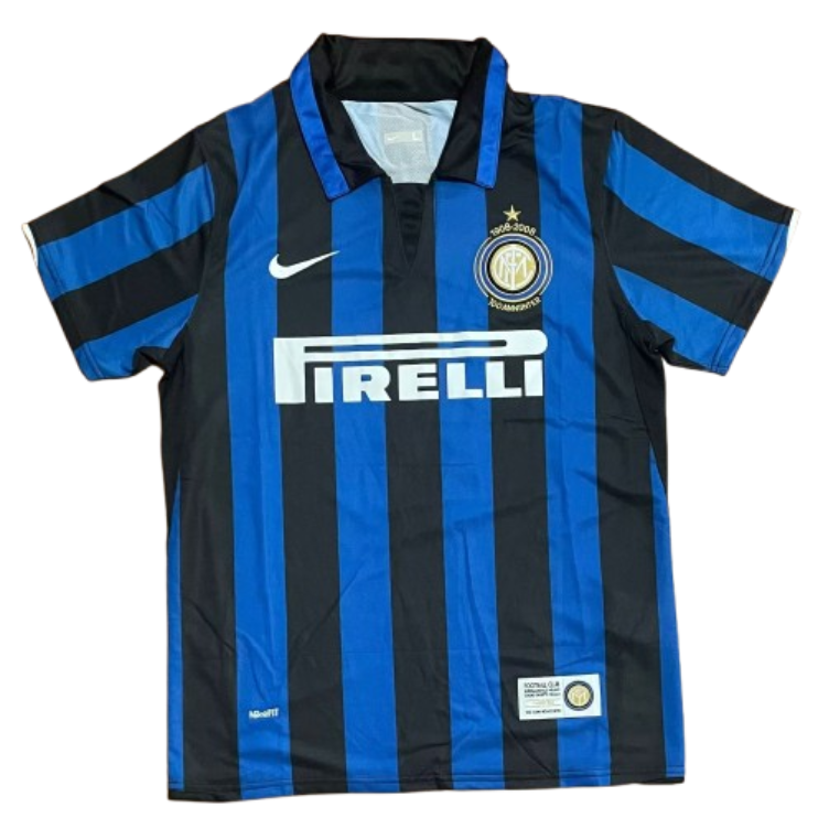 07-08 Inter Milan Retro 100th Anniversary Home Jersey