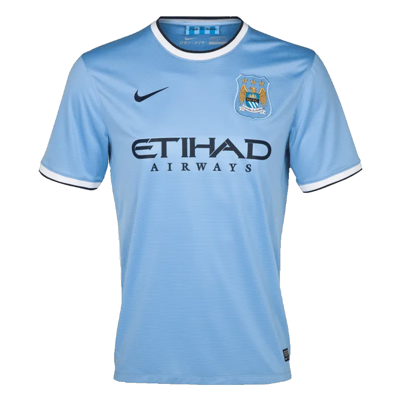 Manchester City 2013/14 Retro Home Jersey
