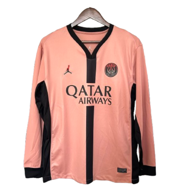PSG Saint-Germain Third Away Long Sleeve Soccer Jersey 24-25