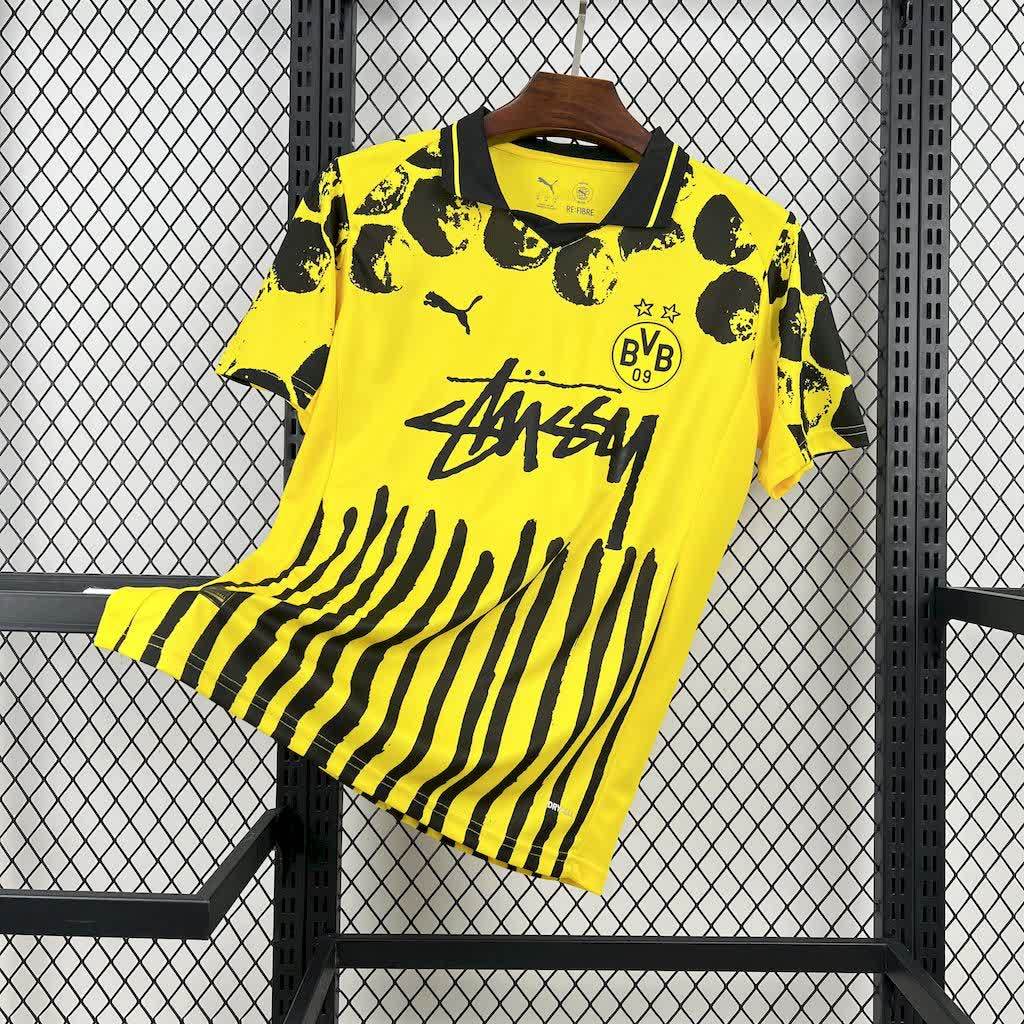 Borussia Dortmund 2025-26 Yellow Special Customized Jersey