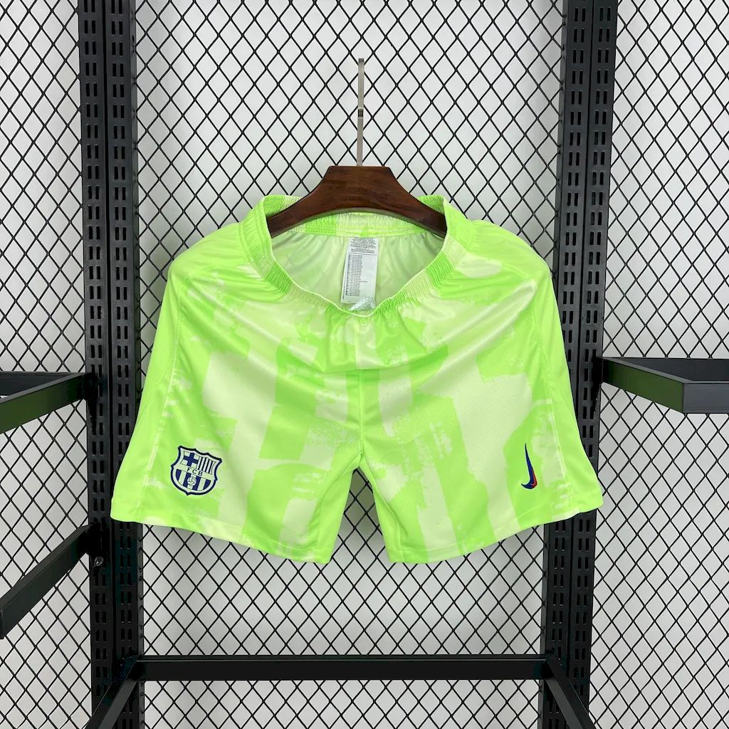 Barcelona 24-25 Third Green Soccer Shorts