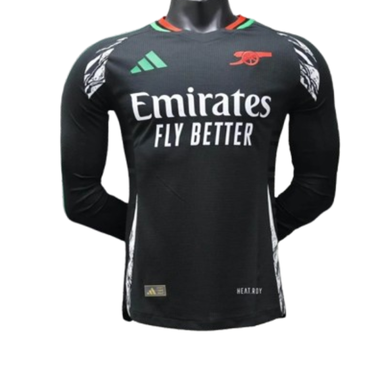 Arsenal Away Long Sleeve Jersey Player Version 2024-25