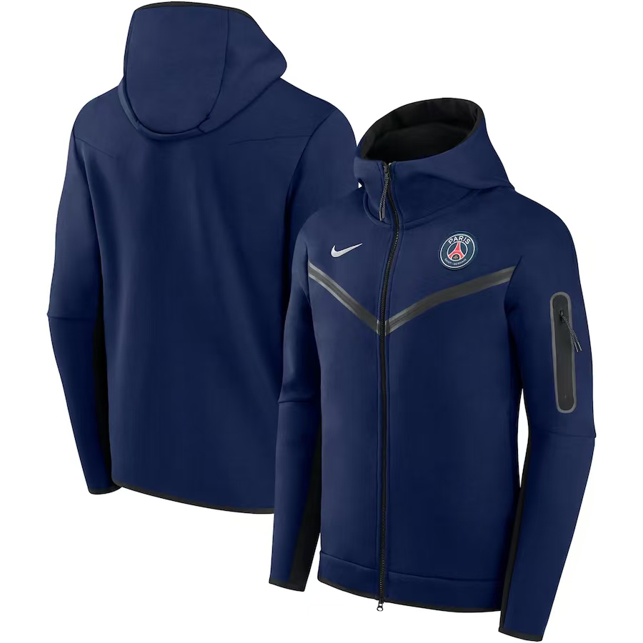 NIKE PARIS TECH MEN'S FLEECE HOODIE KIT--PSG 24-25