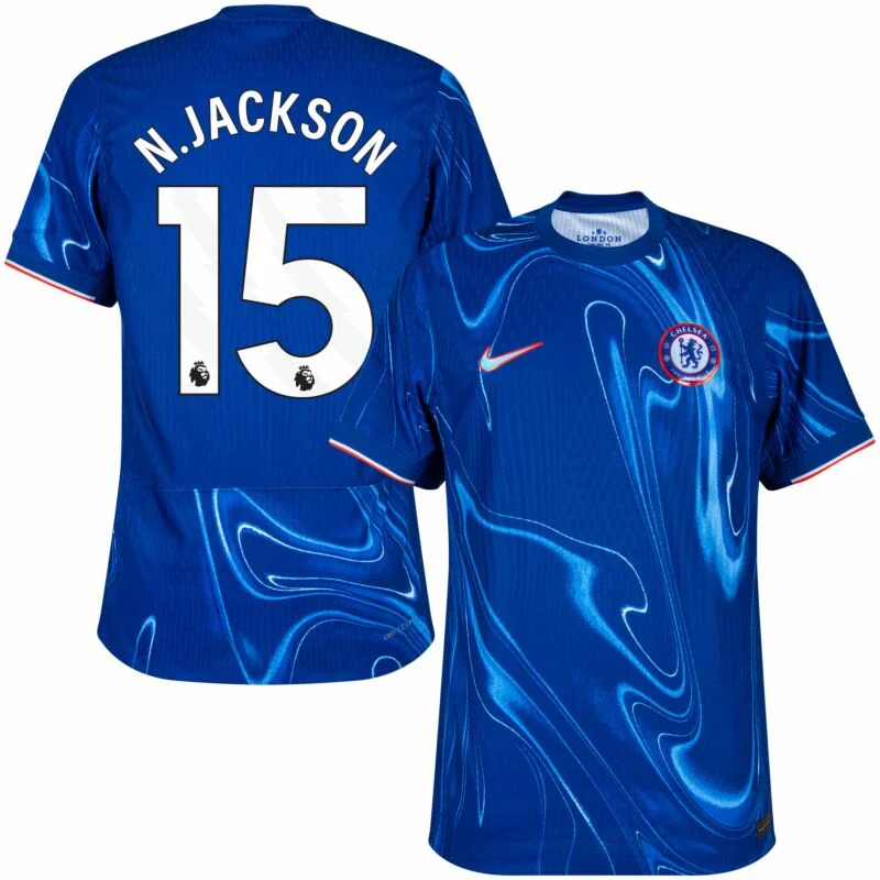 Chelsea Home N.Jackson 15 Shirt 2024-2025 Player version Size：S-XXL