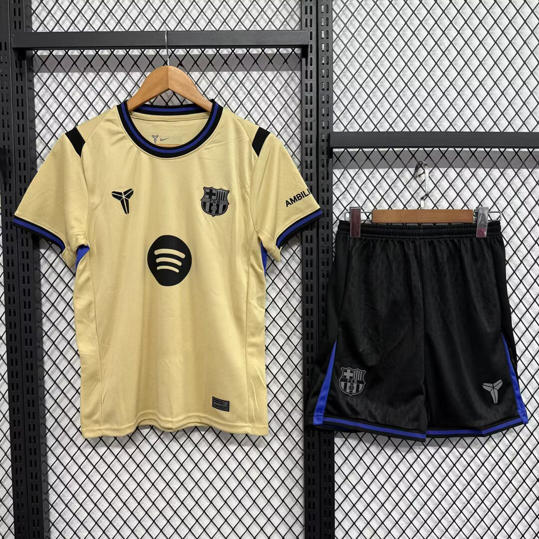 2025-26 Kids Barcelona Away Jersey