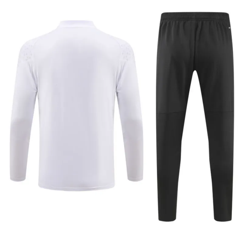 2023-24 Kids AC Milan Zipper Training Kit White