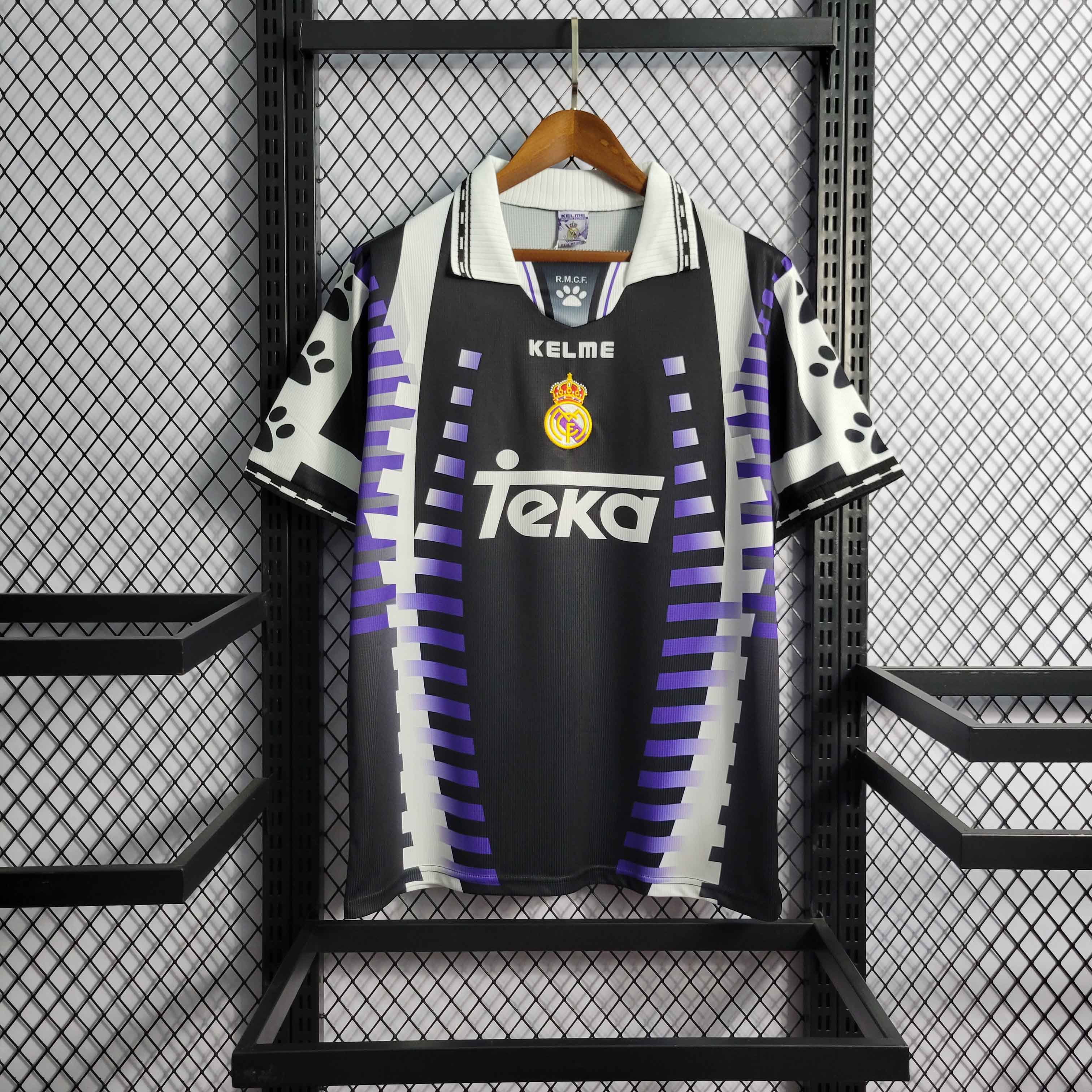 97-98 Real Madrid Third Retro Soccer Jersey