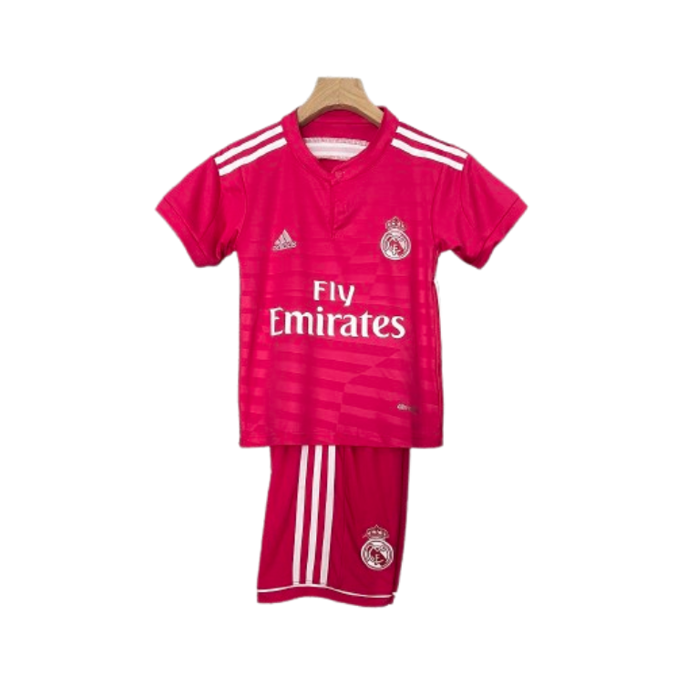 Real Madrid 14-15 Away Retro Kids Kits Vintage Children Sets Football Jersey