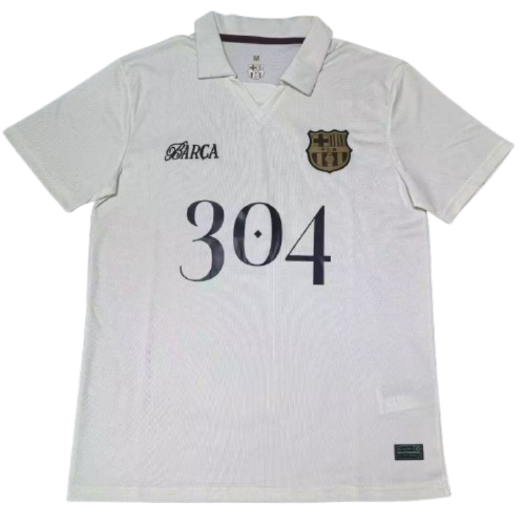 Barcelona POLO Shirt Lamin Yamal 304 White 24-25