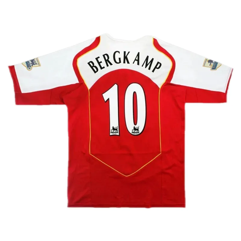 04-05 Arsenal Henry #14 FABREGAS #15 Pires #7 Bergkamp #10 Retro Jersey Home Replica