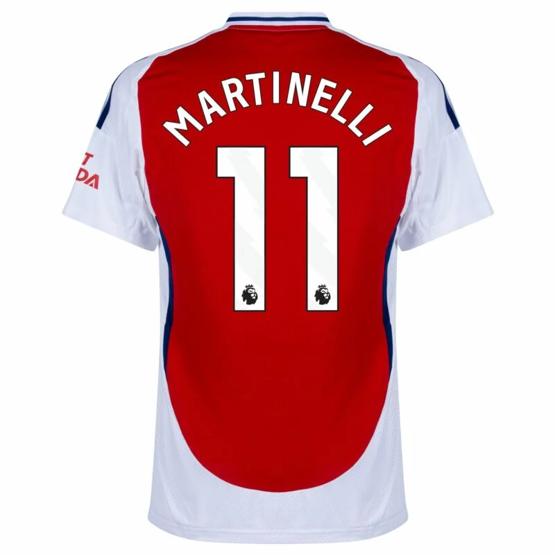 Arsenal Home Martinelli 11 Shirt 2024-2025 Size：S-4XL