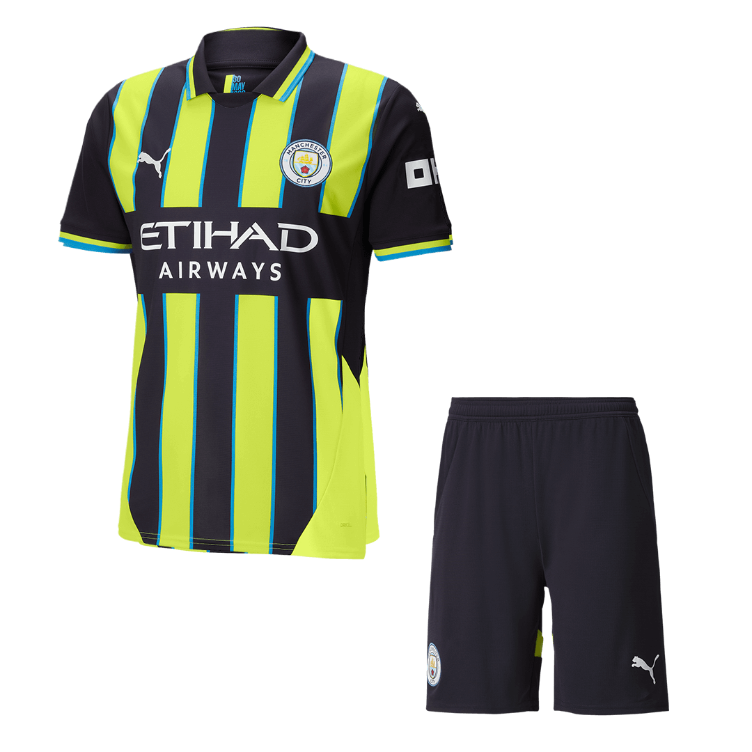 Manchester City Away Soccer Uniform Kits 2024-25