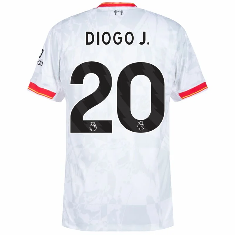 Liverpool Third Away Diogo J. 20 Shirt 2024-2025 (Premier League) Player version Size：S-XXL