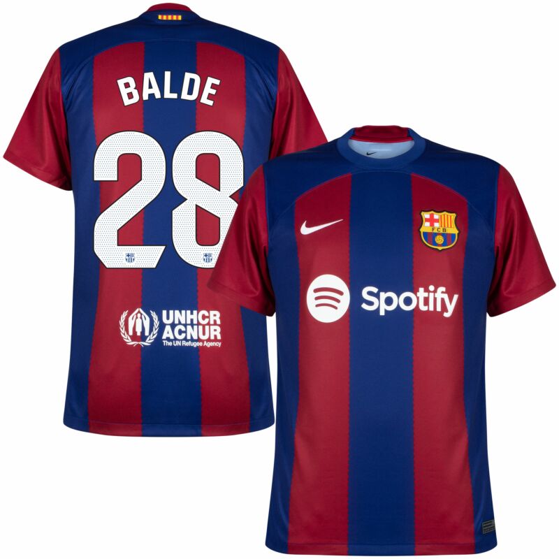 Barcelona Home Balde 28 Shirt 2023-2024 (La Liga)