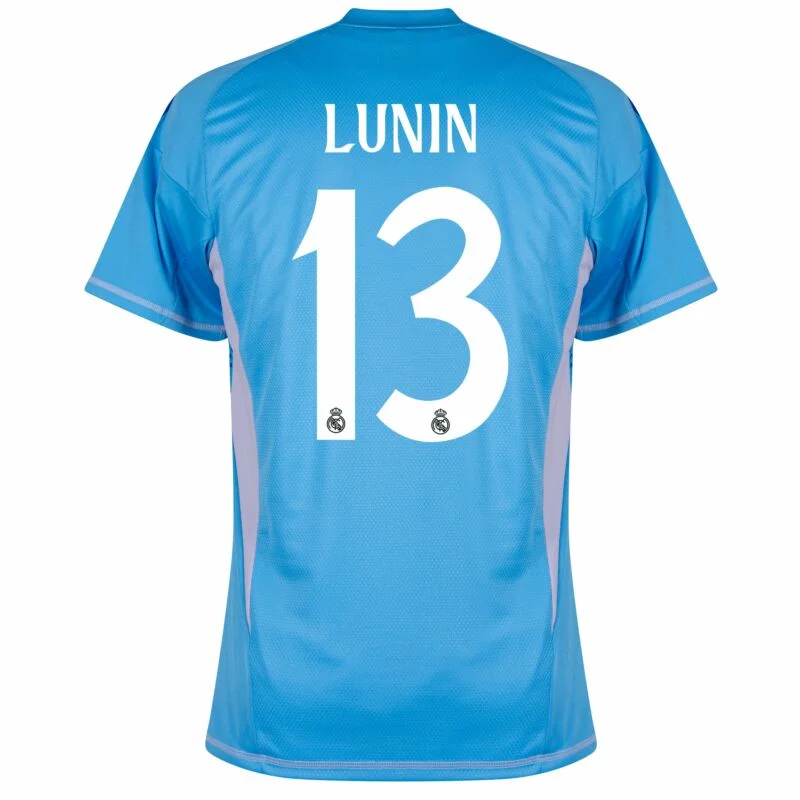 Real Madrid Home GK Lunin 13 Shirt 2024-2025 Size：S-4XL