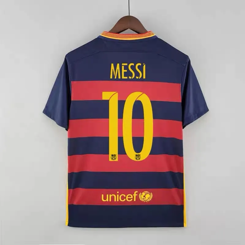Barcelona #10 MESSI Retro Jersey Home 2015-16