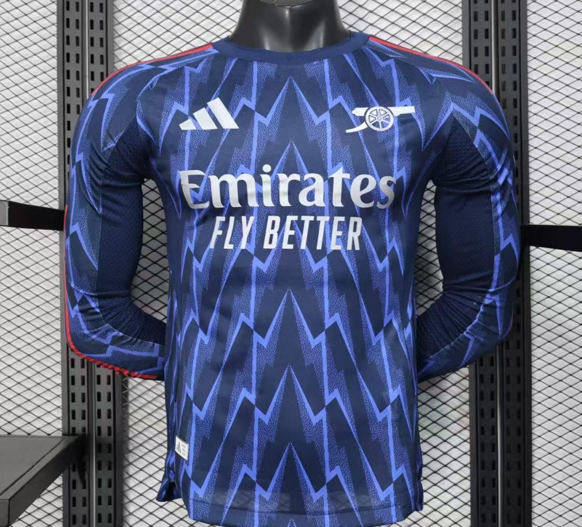 Player Version 25-26 Arsenal Away Long Sleeve Jersey